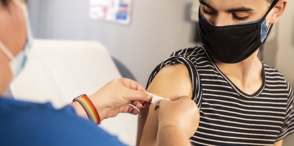 Receiving the COVID-19 vaccine